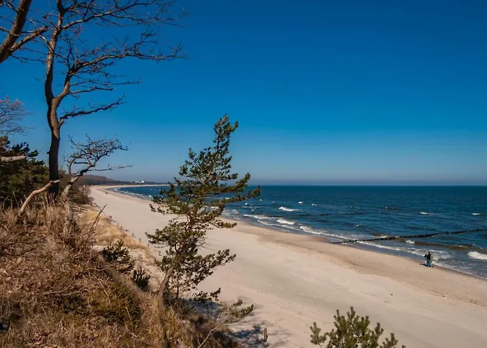 Apartmán Tine Mit Balkon, Fahrraedern Und Strandkorb Im Sommer Zempin
